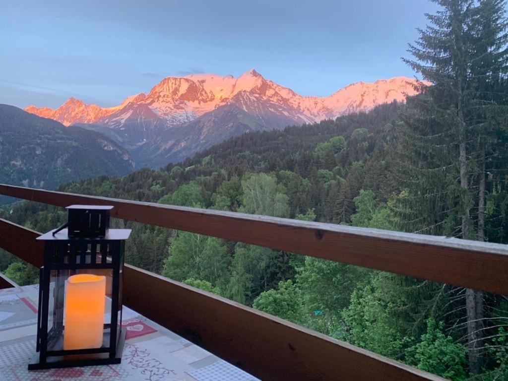 Studio Turquoise Quartier Grattague Vue Montblanc Saint-Gervais-les-Bains Zewnętrze zdjęcie