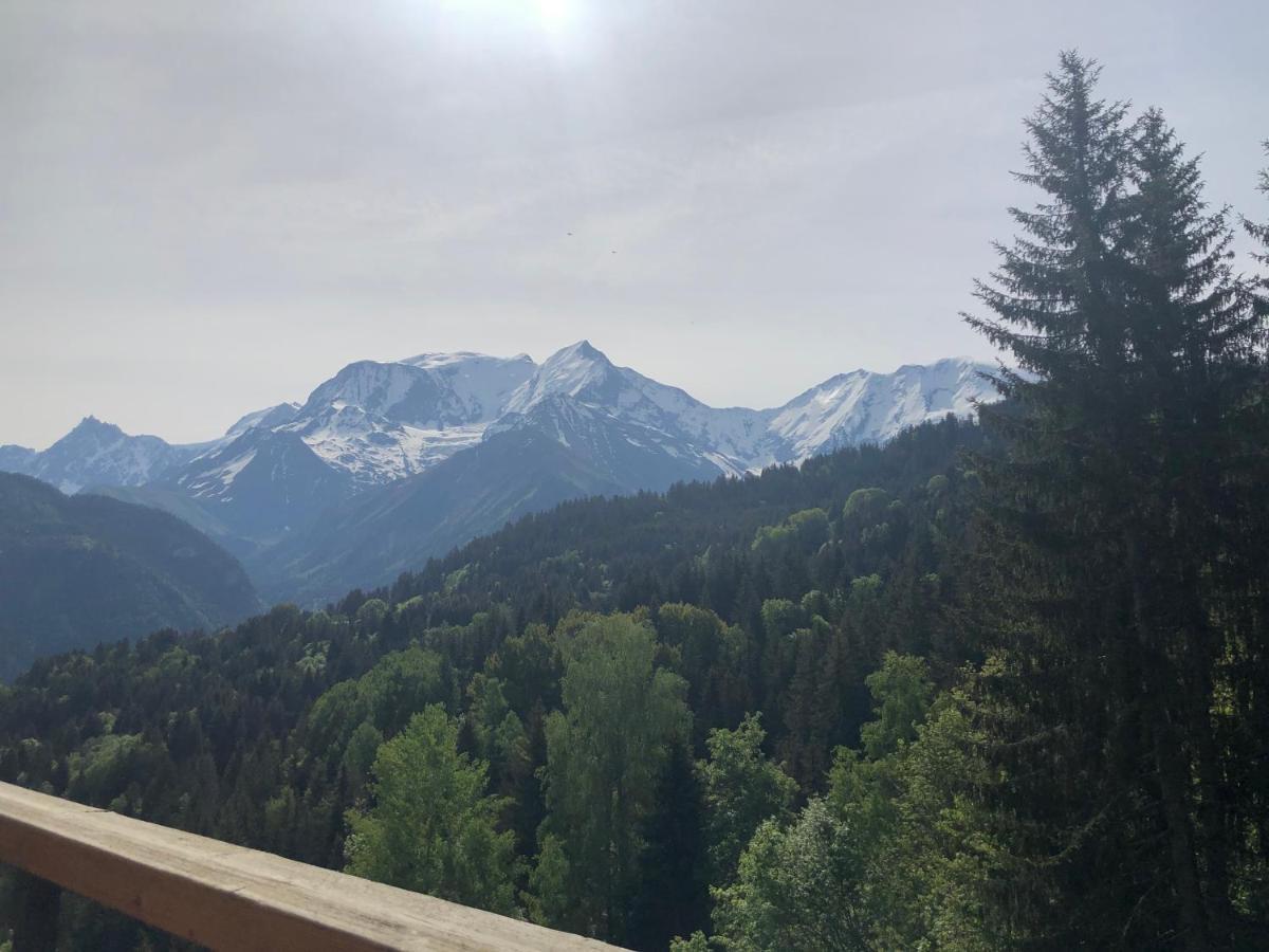 Studio Turquoise Quartier Grattague Vue Montblanc Saint-Gervais-les-Bains Zewnętrze zdjęcie