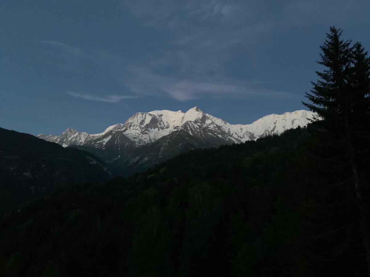 Studio Turquoise Quartier Grattague Vue Montblanc Saint-Gervais-les-Bains Zewnętrze zdjęcie