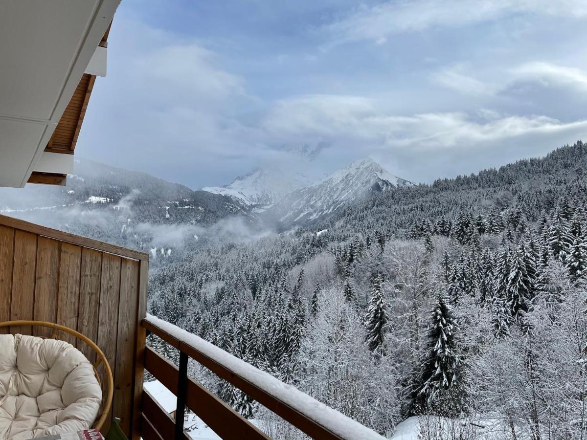 Studio Turquoise Quartier Grattague Vue Montblanc Saint-Gervais-les-Bains Zewnętrze zdjęcie