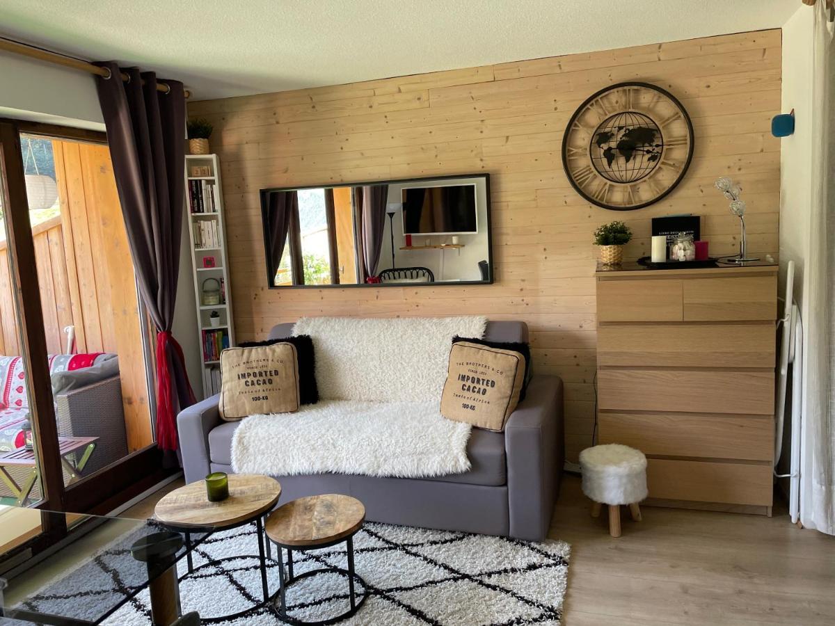 Studio Turquoise Quartier Grattague Vue Montblanc Saint-Gervais-les-Bains Zewnętrze zdjęcie